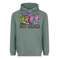 Sage Boo Heifer Coffee Cups with Halloween Heavyweight Hoodie - texasbilliewilder