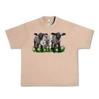 Baby Sheeps With Daisies Urban Heavy Tee | Teevron