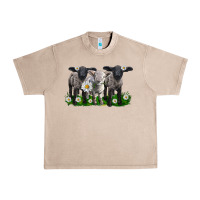 French Oak baby sheeps with daisies Urban Heavy Tee - LillyAllenDesigns