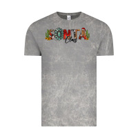 Cloud Rock western christmas santa claus sunflowers and cactus Vintage Tee - Jasminsmagicworld