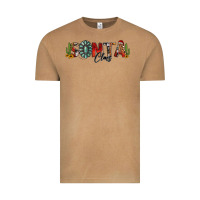Vintage Camel western christmas santa claus sunflowers and cactus Vintage Tee - Jasminsmagicworld