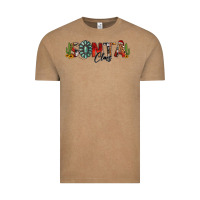 Vintage Coffee western christmas santa claus sunflowers and cactus Vintage Tee - Jasminsmagicworld