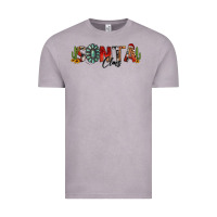 Vintage Zinc western christmas santa claus sunflowers and cactus Vintage Tee - Jasminsmagicworld