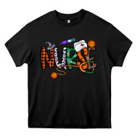 Black nurse halloween Heavy Core Tee - CowhideDigitalArt