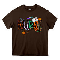 Chocolate Brown nurse halloween Heavy Core Tee - CowhideDigitalArt