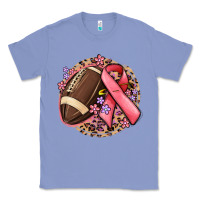 Colony Blue breast cancer ribbon and american football Classic Tee - MaliasSmallBusiness