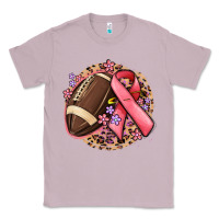Lilac breast cancer ribbon and american football Classic Tee - MaliasSmallBusiness