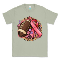 Matcha breast cancer ribbon and american football Classic Tee - MaliasSmallBusiness