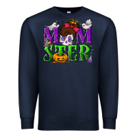 Navy Momster Halloween Premium Sweatshirt - NancyCooperArtShop