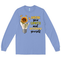 Colony Blue break your limits Long Sleeve Tee - MaliasSmallBusiness