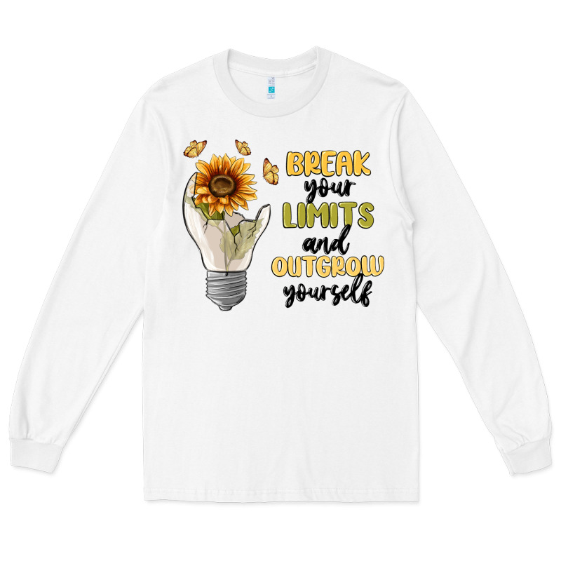 Break Your Limits Long Sleeve Tee by MaliasSmallBusiness | Teevron