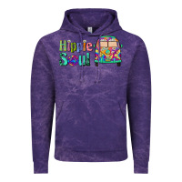 Cloud Purple hippie soul caravan Vintage Hoodie - BarkalooDesign