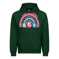 Forest Green Easter eggs rainbow Urban Hoodie - OliviaCreatesArt