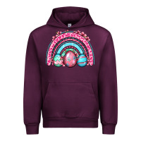 Mauve Wine Easter eggs rainbow Urban Hoodie - OliviaCreatesArt