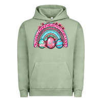 Pigment Oil Green Easter eggs rainbow Urban Hoodie - OliviaCreatesArt
