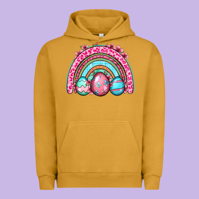 Easter Eggs Rainbow Urban Hoodie Designed By Oliviacreatesart