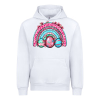 White Easter eggs rainbow Urban Hoodie - OliviaCreatesArt