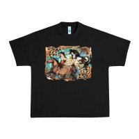 Black 3 western horses running free Urban Heavy Tee - LillyAllenDesigns