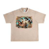 French Oak 3 western horses running free Urban Heavy Tee - LillyAllenDesigns