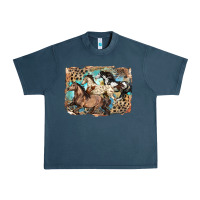 Midnight Navy 3 western horses running free Urban Heavy Tee - LillyAllenDesigns