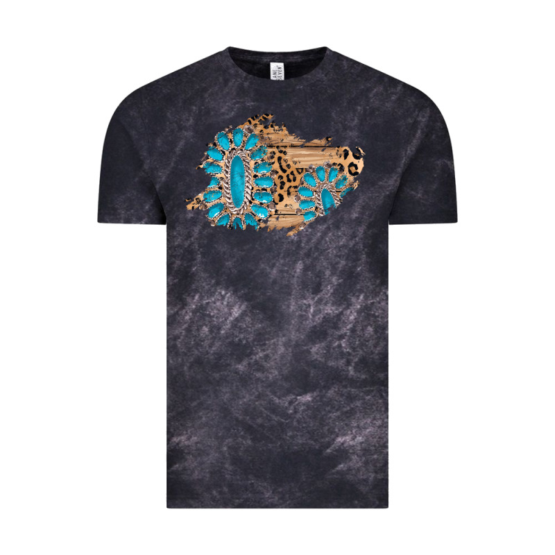 Gemstone Wood Leopard Patch Vintage Tee by AdoDesignShop | Teevron