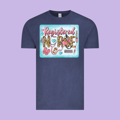 Western Registered Nurse Vintage Tee Designed By Lillyallendesigns