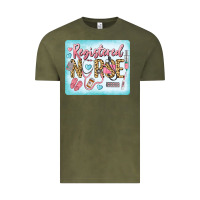 Vintage Olive Western Registered Nurse Vintage Tee - LillyAllenDesigns