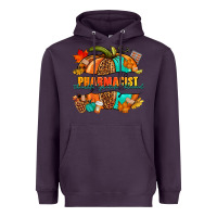 Plum Pharmacist pumpkin Heavyweight Hoodie - NancyCooperArtShop
