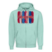 Seafoam philadelphia baseball team spirit brushstrokes Zipper Hoodie - Artiststas