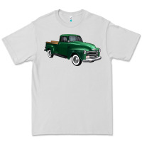 Dove Grey western green truck right 34 view 1 Premium Tee - FaDigitalArtStudio