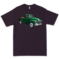 Plum western green truck right 34 view 1 Premium Tee - FaDigitalArtStudio