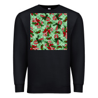 Black Christmas candy cane Premium Sweatshirt - NancyCooperArtShop