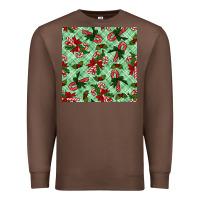 Chestnut Christmas candy cane Premium Sweatshirt - NancyCooperArtShop