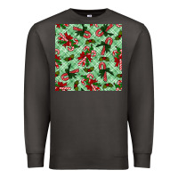 Smoke Christmas candy cane Premium Sweatshirt - NancyCooperArtShop