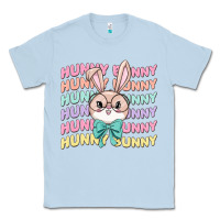 Dusty Blue hunny bunny Classic Tee - MaliasSmallBusiness