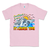 Bubblegum Pink Countdown Is Over It's Cruise Time Classic Tee - CowhideDigitalArt