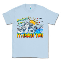 Dusty Blue Countdown Is Over It's Cruise Time Classic Tee - CowhideDigitalArt
