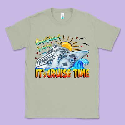 Countdown Is Over It's Cruise Time Classic Tee Designed By Cowhidedigitalart