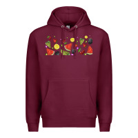 Burgundy summer fruits Premium Hoodie - TumblerDesignByShophia