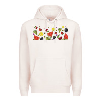 Pale Pink summer fruits Premium Hoodie - TumblerDesignByShophia