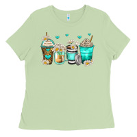 Matcha daisy coffee cups Ladies Tee - Zillion Design Studio
