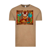 Vintage Coffee western christmas reindeer Vintage Tee - Jasminsmagicworld