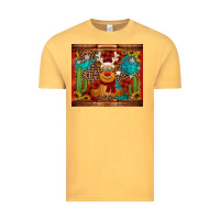Vintage Mustard western christmas reindeer Vintage Tee - Jasminsmagicworld
