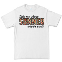 White take me where summer never ends Premium Tee - CowhideDigitalArt