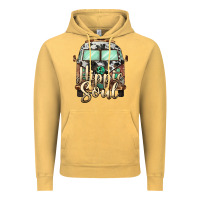 Vintage Mustard hippie soul caravan Vintage Hoodie - BarkalooDesign