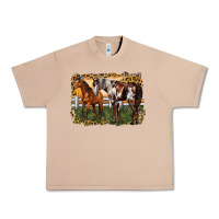 Burro 2 horses at the ranch Urban Heavy Tee - LillyAllenDesigns