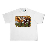 Lunar Rock 2 horses at the ranch Urban Heavy Tee - LillyAllenDesigns