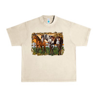 Sandshell 2 horses at the ranch Urban Heavy Tee - LillyAllenDesigns