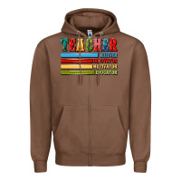 Chestnut teacher Zipper Hoodie - Artiststas