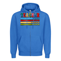 True Royal teacher Zipper Hoodie - Artiststas